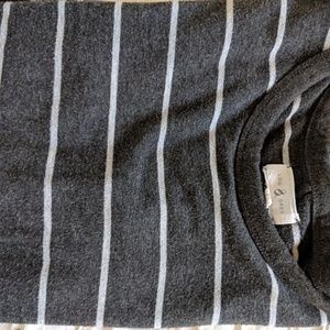 Lou & Grey Striped Sweatshirt Dress - Size M